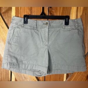 Loft light Olive shorts. Size 12